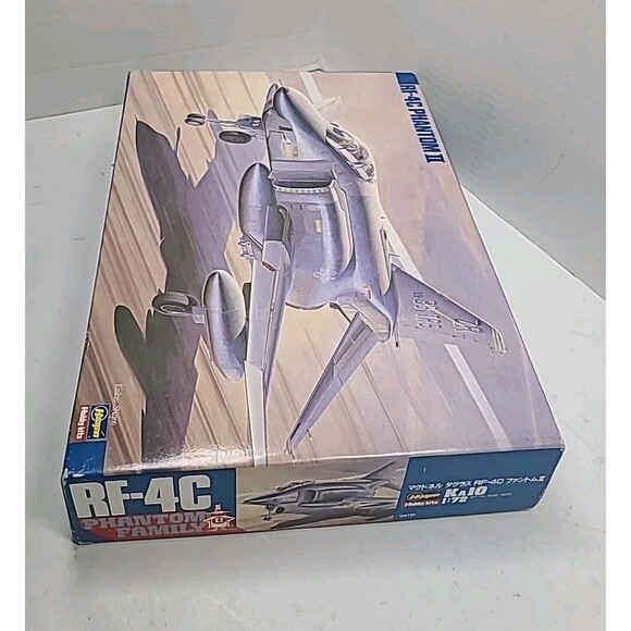 Hasegawa RF-4C Phantom II 1/72 Model Jet Airplane Kit OPEN BOX Complete 04110 - Picture 2 of 6